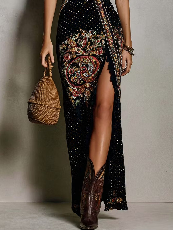 Elżbieta | Sukienka Maxi Boho