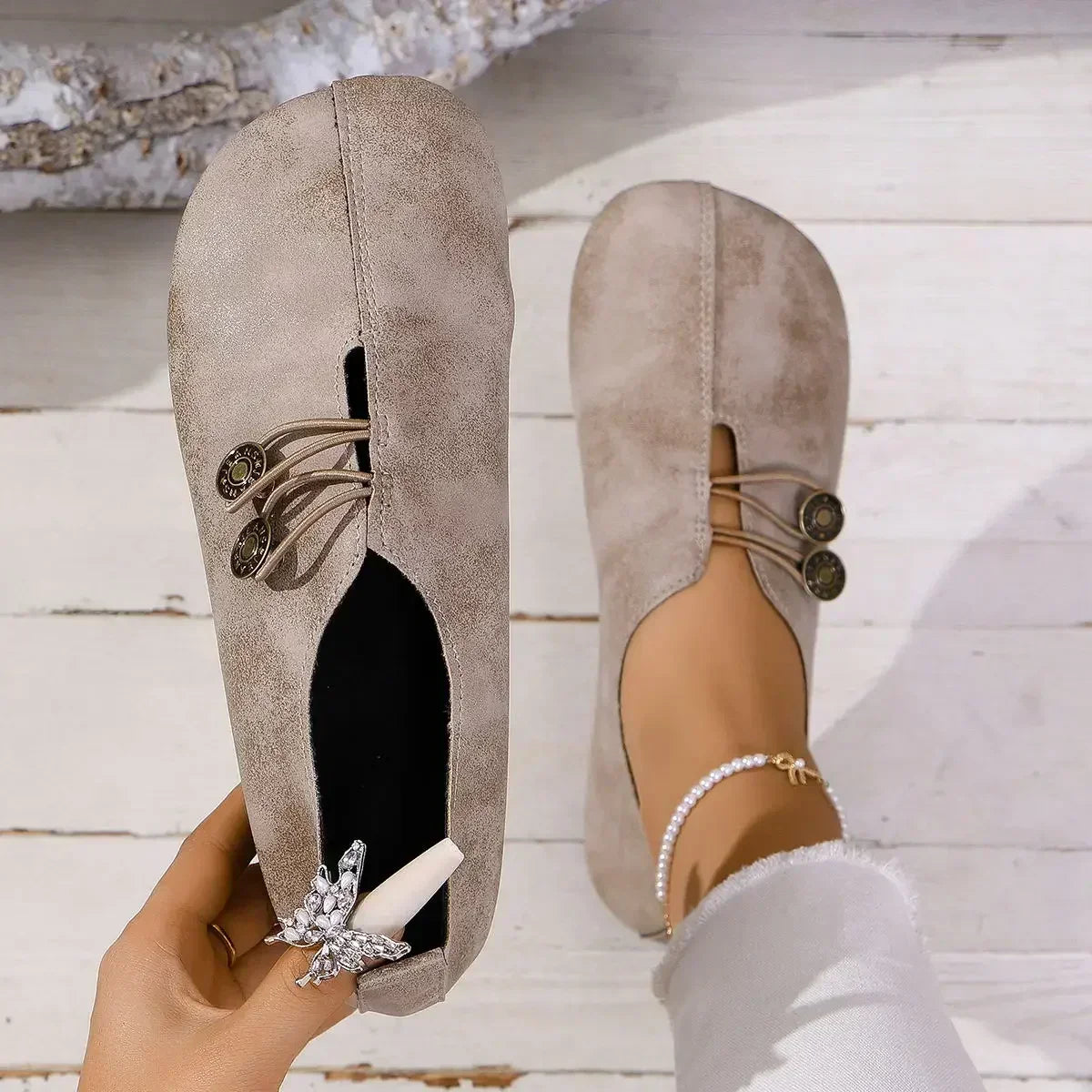 Justyna | Miękkie Damskie Ortopedyczne Loafers