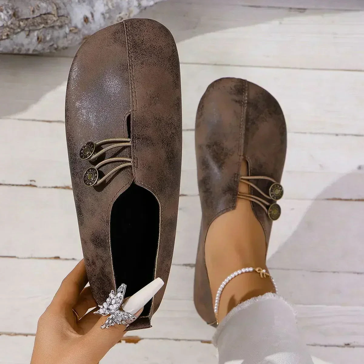 Justyna | Miękkie Damskie Ortopedyczne Loafers
