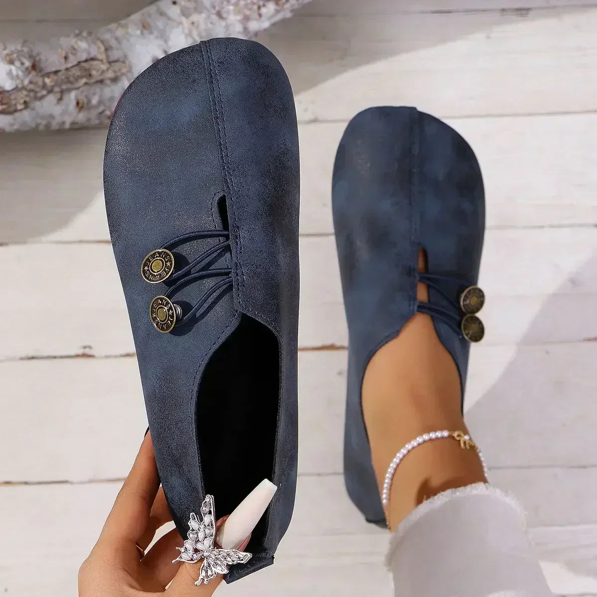 Justyna | Miękkie Damskie Ortopedyczne Loafers