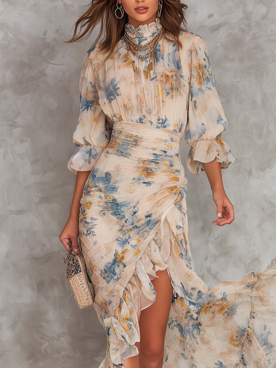 Natalia | Kwiatowa Sukienka Maxi