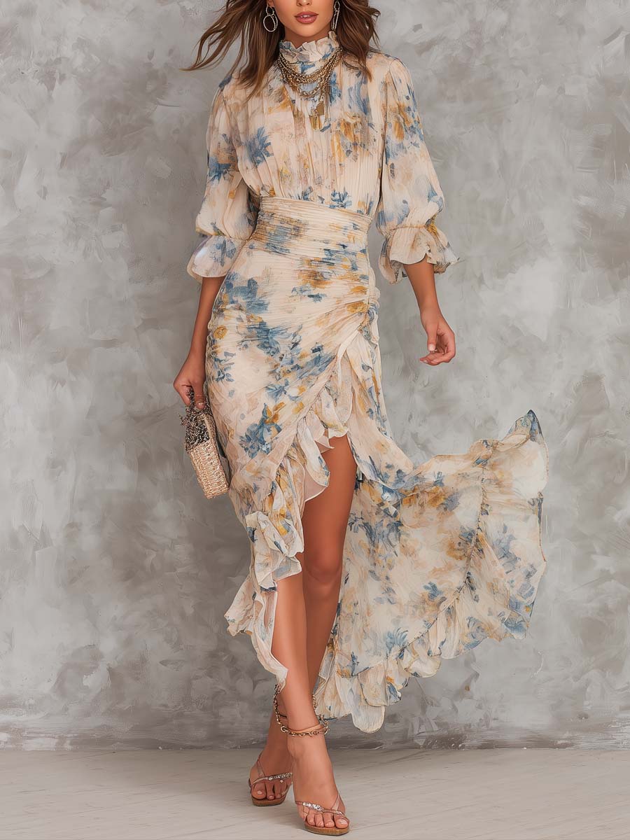 Natalia | Kwiatowa Sukienka Maxi