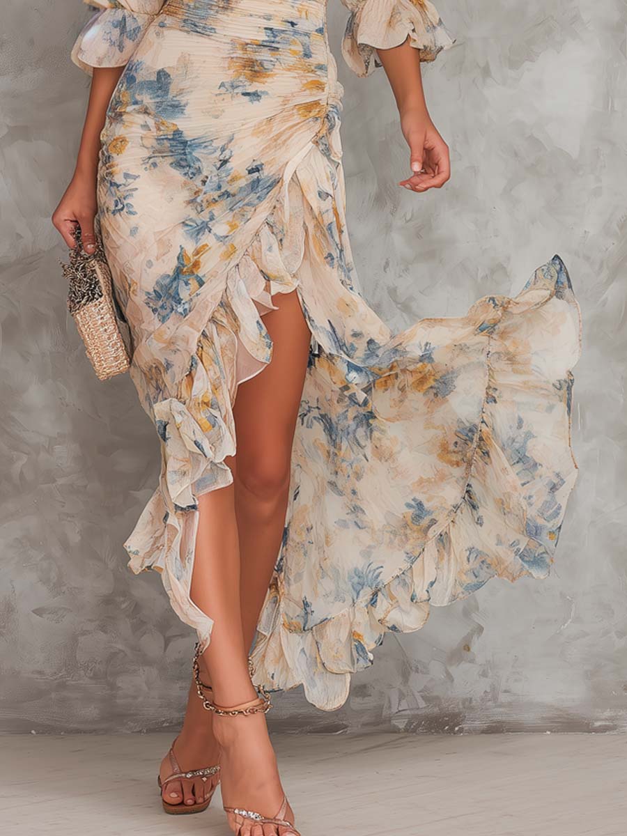 Natalia | Kwiatowa Sukienka Maxi