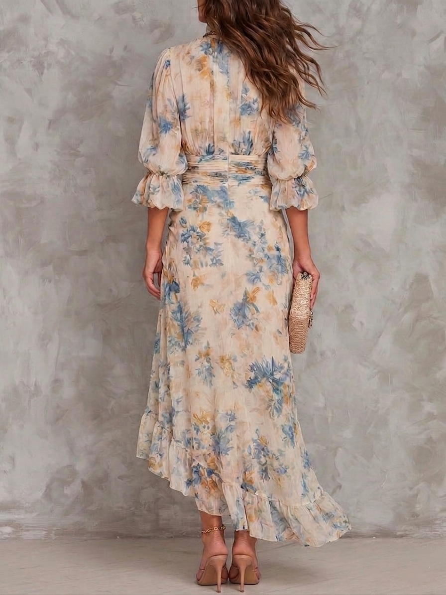 Natalia | Kwiatowa Sukienka Maxi