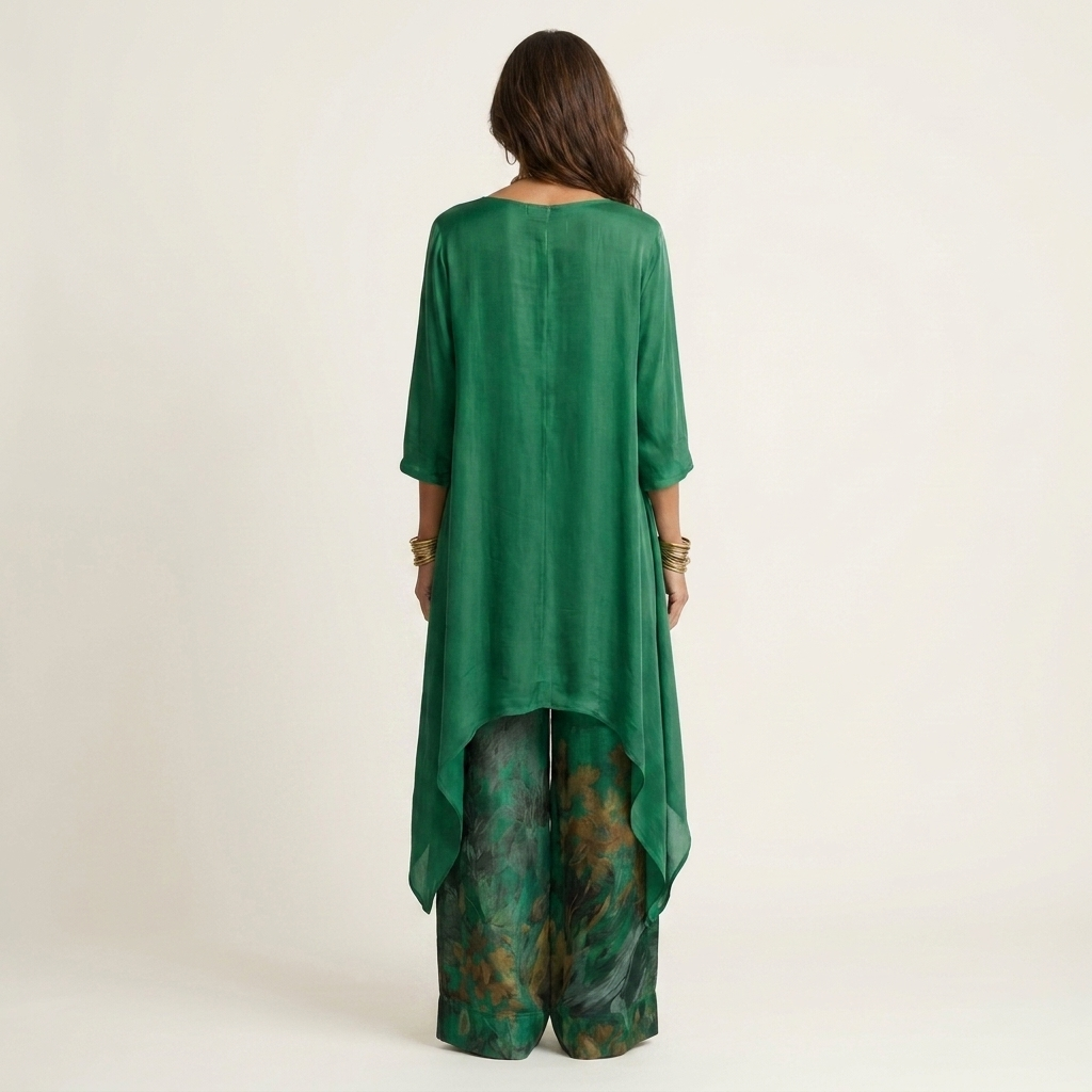 Roma | Dwuczęściowy zestaw z asymetryczną tuniką
